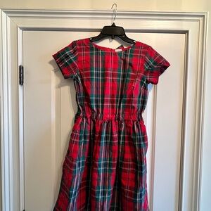 Crewcuts Red and Green Plaid Dress